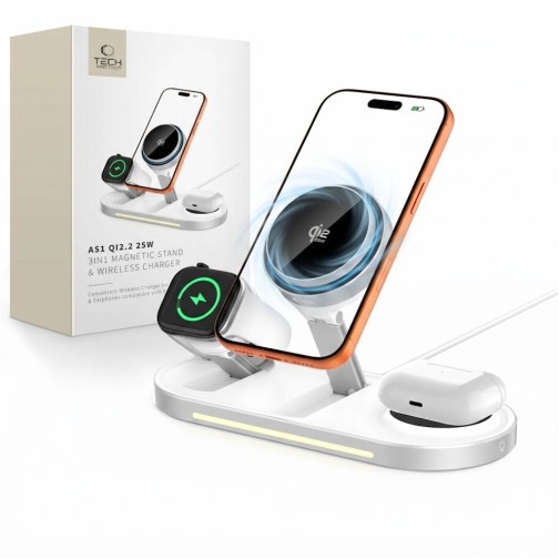 Tech-Protect A51 ArcticBoost 3IN1 25W MagSafe kroviklis - White