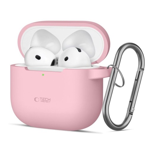 Tech-Protect Hook Apple Airpods 4 Case - Dusty Pink