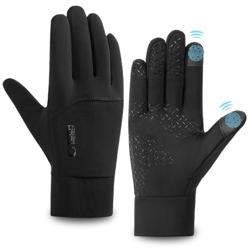 Tech-Protect WG01 TouchScreen pirštinės - Black (L)