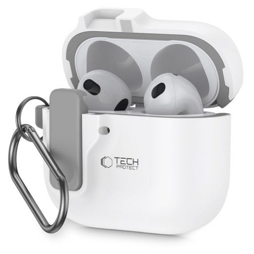 Tech-Protect Silicone Hook Apple Airpods 4/5 - White