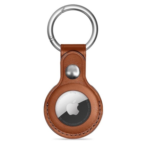 Tech-Protect NaturalFit Airtag case - Brown