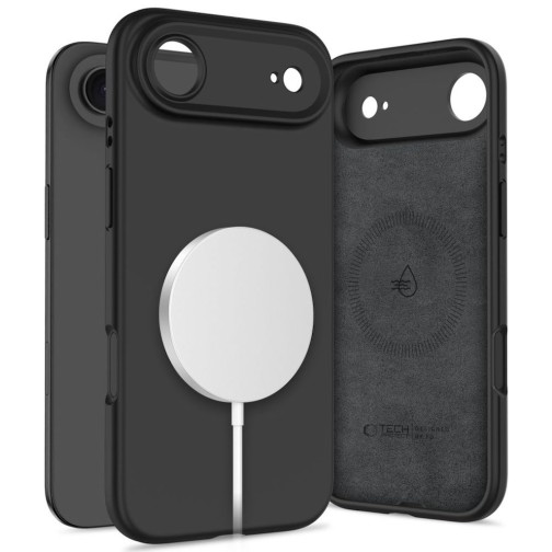 Tech-Protect Silicone MagSafe iPhone 17 Air case - Black