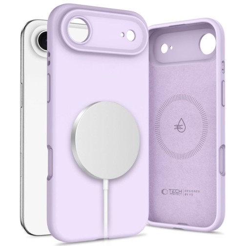 Tech-Protect Silicone MagSafe iPhone 17 Air case - Mauve