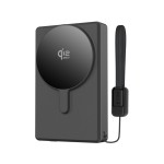 Tech-Protect LIFEMAG MagSafe 10000maH 25W QI2.2 Power Bank with Wireless Charging – Black