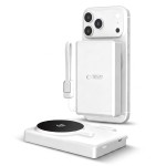 Tech-Protect LIFEMAG MagSafe 10000maH 25W QI2.2 Power Bank with Wireless Charging – Silver