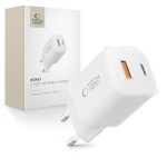 Tech-Protect 33W USB-C / USB-A charger - White