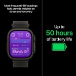 Apple Watch Ultra 4 GPS + Cellular 49mm Natural Titanium Case with Desert Alpine Loop - S