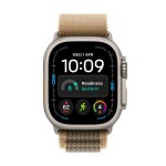 Apple Watch Ultra 4 GPS + Cellular 49mm Natural Titanium Case with Desert Alpine Loop - M