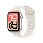 Apple Watch SE 3 GPS + Cellular 40mm Starlight Aluminium Case with Starlight Sport Band - M/L