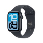 Apple Watch SE 3 GPS 44mm Midnight Aluminium Case with Midnight Sport Band - M/L (išpakuotas)