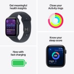 Apple Watch SE 3 GPS 44mm Midnight Aluminium Case with Midnight Sport Band - M/L (išpakuotas)