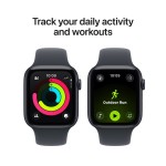 Apple Watch SE 3 GPS 44mm Midnight Aluminium Case with Midnight Sport Band - M/L (išpakuotas)
