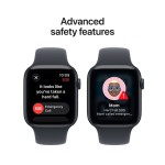 Apple Watch SE 3 GPS 44mm Midnight Aluminium Case with Midnight Sport Band - M/L (išpakuotas)