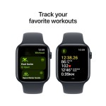 Apple Watch SE GPS 40mm Midnight Aluminium Case with Midnight Sport Band - S/M