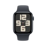 Apple Watch SE GPS 44mm Midnight Aluminium Case with Midnight Sport Band - M/L