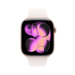 Apple Watch Series 11 GPS 42mm Rose Gold Aluminium Case with Light Blush Sport Band - M/L