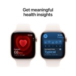 Apple Watch Series 11 GPS + Cellular 46mm Rose Gold Aluminium Case with Light Blush Sport Band - M/L