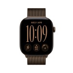 Apple Watch Series 12 GPS 42mm Dark Bronze Aluminium Case with Dark Bronze Milanese Loop