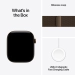 Apple Watch Series 12 GPS 42mm Dark Bronze Aluminium Case with Dark Bronze Milanese Loop