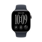 Apple Watch Series 12 GPS 42mm Space Grey Aluminium Case with Navy Blue Sport Band - S/M
