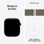 Apple Watch Series 12 GPS + Cellular 46mm Natural Titanium Case with Natural Milanese Loop - M/L