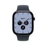 Apple Watch Series 12 GPS + Cellular 46mm Night Blue Ceramic Case with Navy Blue Sport Band - M/L