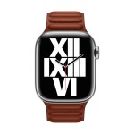 41mm Umber Leather Link - S/M