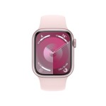 Apple Watch Series 9 GPS 41mm Pink Aluminium Case with Light Pink Sport Band - S/M