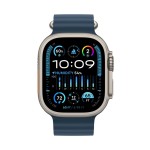 Apple Watch Ultra 2 GPS + Cellular, 49mm Titanium Case with Blue Ocean Band