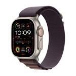 Apple Watch Ultra 2 GPS + Cellular, 49mm Titanium Case with Indigo Alpine Loop - Large