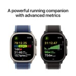 Apple Watch Ultra 3 GPS + Cellular 49mm Black Titanium Case with Black Titanium Milanese Loop - Medium