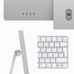 iMac 24" 4.5K Retina, M3 8C CPU, 16GB, 512GB SSD, 10C GPU, Mac OS, Silver, Magic Keyboard Touch ID and Numeric Keypad