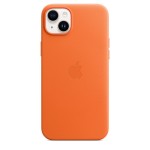 Apple iPhone 14 Plus Leather Case with MagSafe - Orange