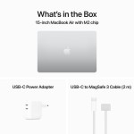 MacBook Air 15.3", M2 8C CPU, 8GB, 256GB, 10C GPU, Mac OS, Silver, RU