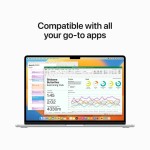 MacBook Air 15.3", M2 8C CPU, 8GB, 256GB, 10C GPU, Mac OS, Silver