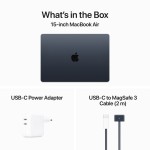 MacBook Air 15.3", M3 8C CPU, 16GB, 512GB, 10C GPU, Mac OS, Midnight