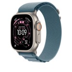 49mm Light Blue Alpine Loop - Large - Natural Titanium Finish