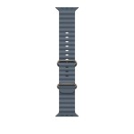 49mm Anchor Blue Ocean Band - Natural Titanium Finish