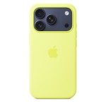 iPhone 17 Pro Silicone Case with MagSafe – Neon Yellow