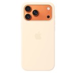 iPhone 17 Pro Max Silicone Case with MagSafe – Vanilla
