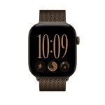46mm Dark Bronze Milanese Loop - S/M