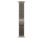 49mm Natural Titanium Milanese Loop - Medium