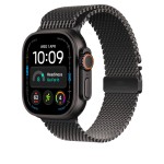 49mm Black Titanium Milanese Loop - Medium