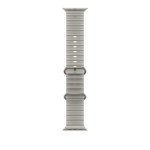 49mm Translucent Grey Ocean Band - Natural Titanium Finish