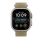 49mm Translucent Kelp Ocean Band - Natural Titanium Finish