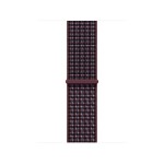 42mm Burgundy Plaid Sport Loop