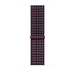 46mm Burgundy Plaid Sport Loop