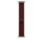 49mm Burgundy Trail Loop - S/M - Natural Titanium Finish