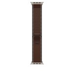 49mm Dark Umber Trail Loop - S/M - Natural Titanium Finish