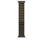49mm Dark Olive Alpine Loop - Large - Black Titanium Finish